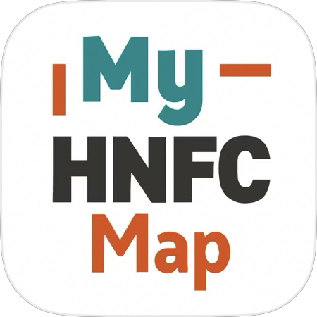 MyHNFC map : application se déplacer à l'hôpital
